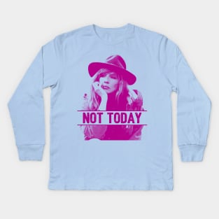 Not Today Beth Dutton Kids Long Sleeve T-Shirt